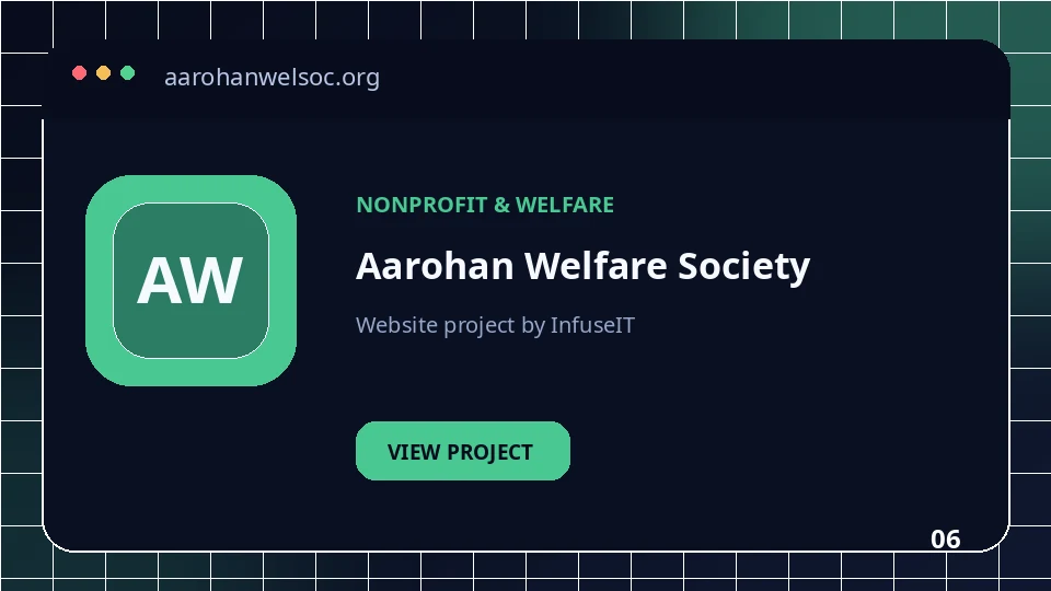 Client thumbnail for Aarohan Welfare Society