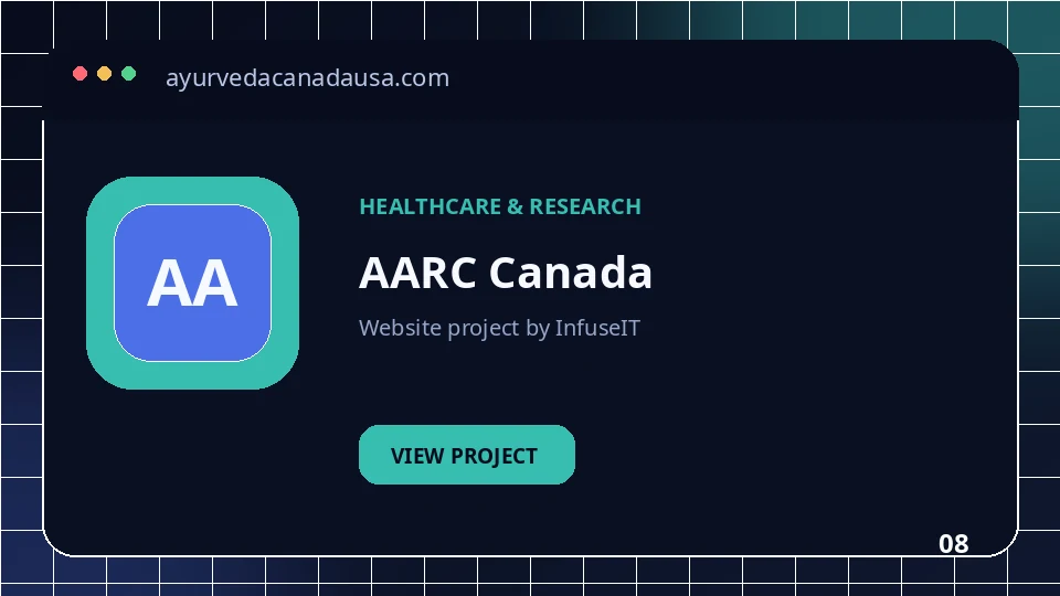 Client thumbnail for Ayurveda & Allied Research Council, Canada